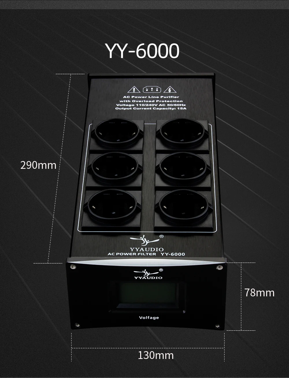 YYAUDIO YY-4000 HiFi Power Filter 3000W 7 YYAUDIO YY-4000 HiFi Power Filter 3000W - Image 7