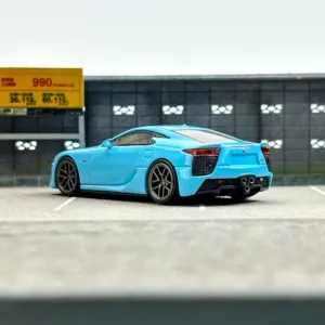 Lexus LFA Diecast Model 1/64 Scale Light Blue 10 S514925f705fe435dbedfb34392a933ac9