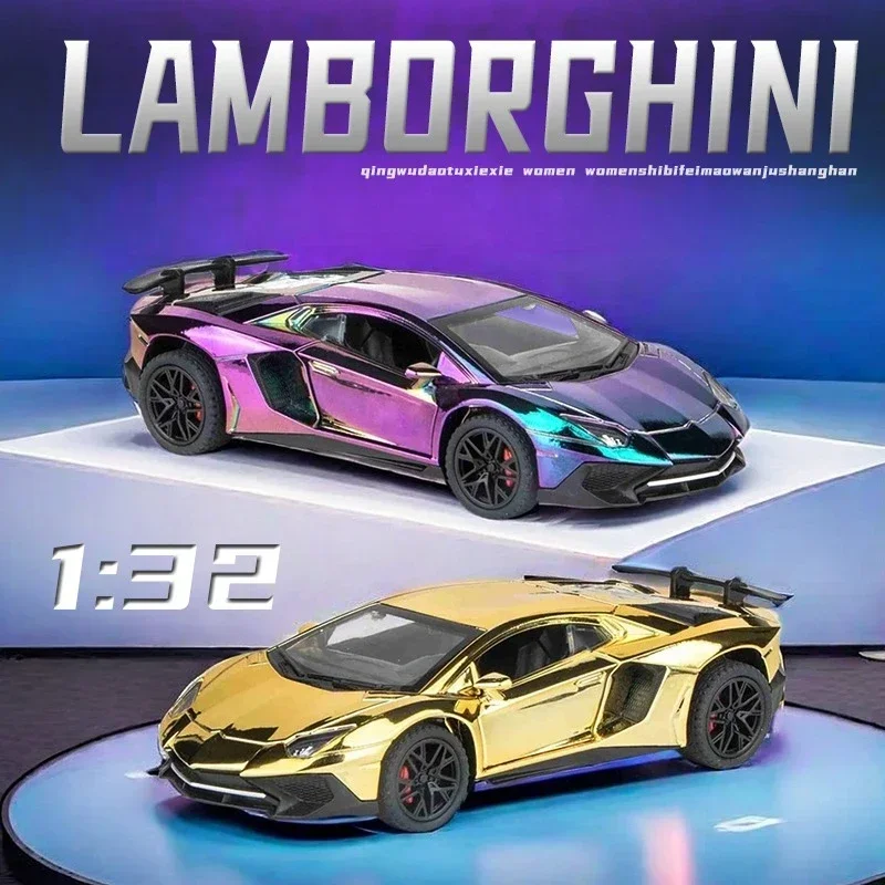 Lamborghini LP750 SVJ 1:32 Diecast Model 4 Lamborghini LP750 SVJ 1:32 Diecast Model - Image 4
