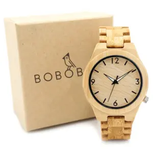 BOBO BIRD Bamboo Men's Watch Model GD027 13 S519e82944f9842d09de160e5d6c55e92v