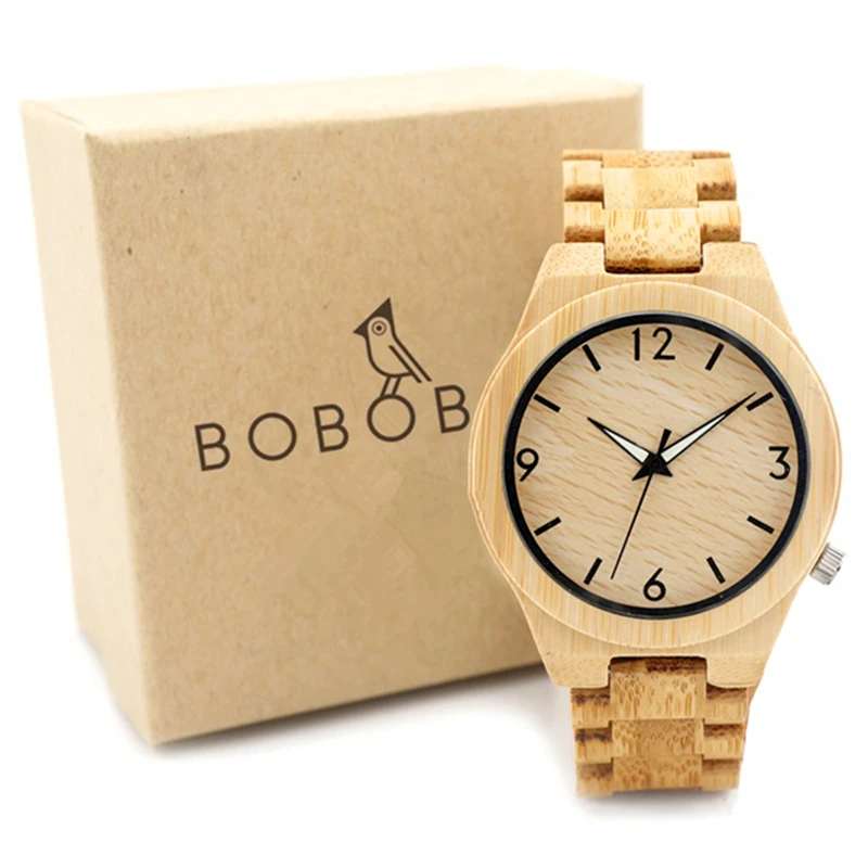 BOBO BIRD Bamboo Men's Watch Model GD027 7 BOBO BIRD Bamboo Men's Watch Model GD027 - Image 7