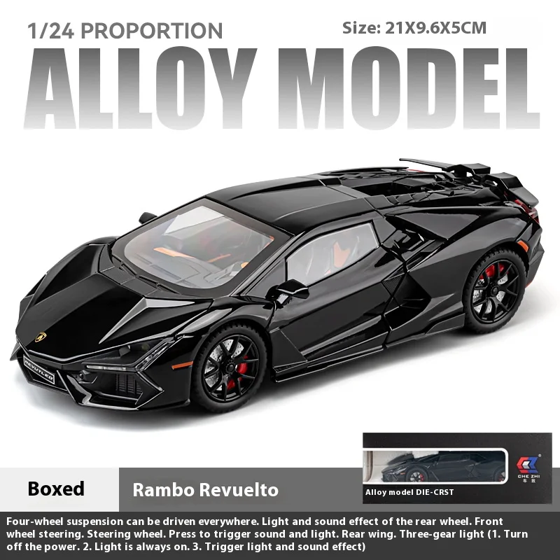 1:24 Scale Revuelto Die-Cast Alloy Car Model 7 1:24 Scale Revuelto Die-Cast Alloy Car Model - Image 7