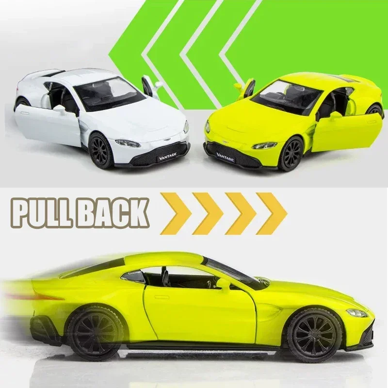 1:36 Scale Aston Martin Vantage Diecast Model 2 1:36 Scale Aston Martin Vantage Diecast Model - Image 2