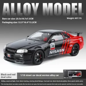 Oversized 1:18 Scale GTR Die-Cast Car Model 16 S52021021b6e94c6b8e87f21561133937s