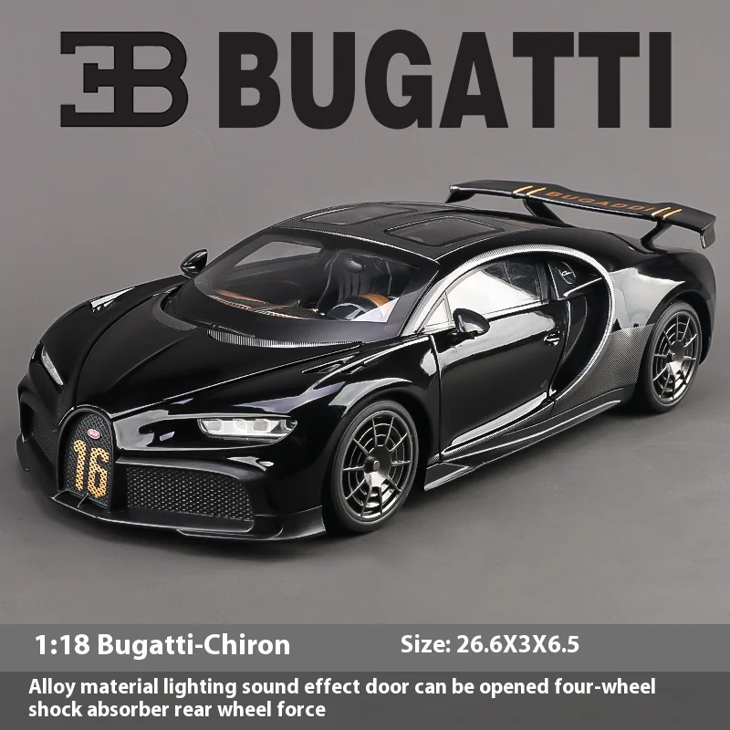 Bugatti Chiron 1:18 Scale Diecast Model 11 Bugatti Chiron 1:18 Scale Diecast Model - Image 11
