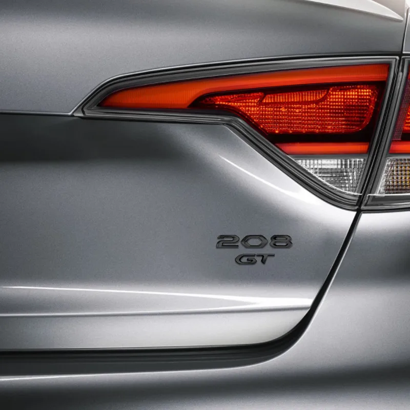 Peugeot 208 GT 3D Metal Badge Set 6 Peugeot 208 GT 3D Metal Badge Set - Image 6