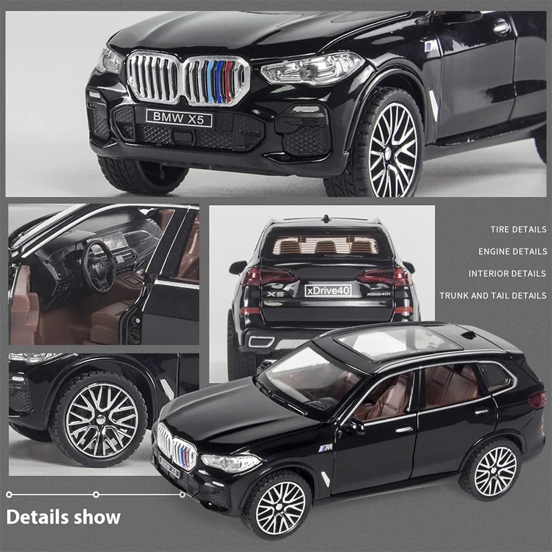 Luxury BMW X5 1:32 Diecast Model Car 4 Luxury BMW X5 1:32 Diecast Model Car - Image 4