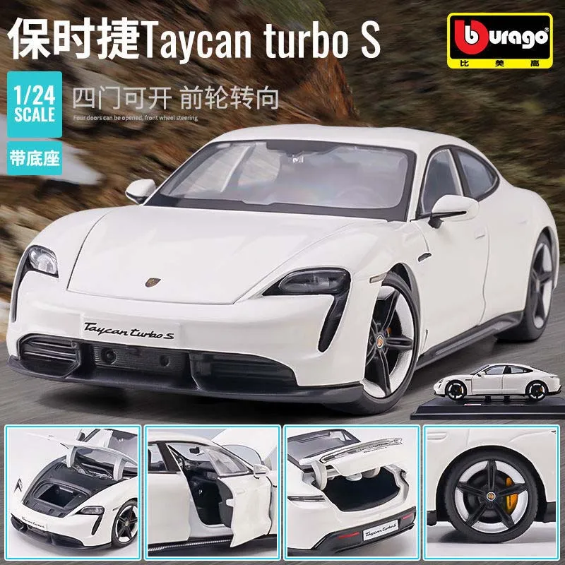 Bburago 1:24 Porsche Taycan Turbo S Model 5 Bburago 1:24 Porsche Taycan Turbo S Model - Image 5