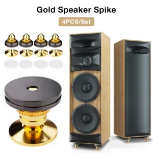 Golden-Plated Speaker Spikes Set of 4 8 S54735a6b5d4b4d24b73c8541194e1df6Y