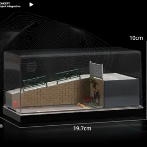 Steep Slope Street Miniature Scene for 1/64 Cars 11 S54e093b3727f4a99b5ac45a7e51928dbL