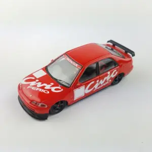 Honda Civic Ferio JTCC 1995 Diecast Model 1:64 7 S54ff2d77d2fb4c7eb91fc09a1b6fb2fec
