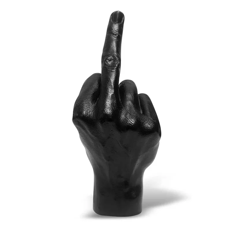 Middle Finger Resin Statue Modern Decor 9x8x20 cm 6 Middle Finger Resin Statue Modern Decor 9x8x20 cm - Image 6