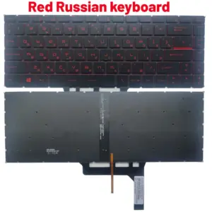 MSI Compatible Laptop Keyboard Black Red Accents 10 S55c466813b20463abc1c96f304d32e742