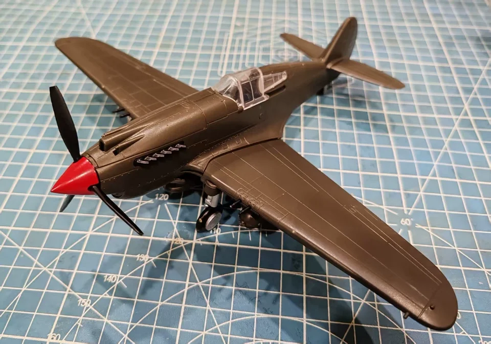 1/48 Scale P-40 Fighter Jet Model Assembly Kit 3 1/48 Scale P-40 Fighter Jet Model Assembly Kit - Image 3