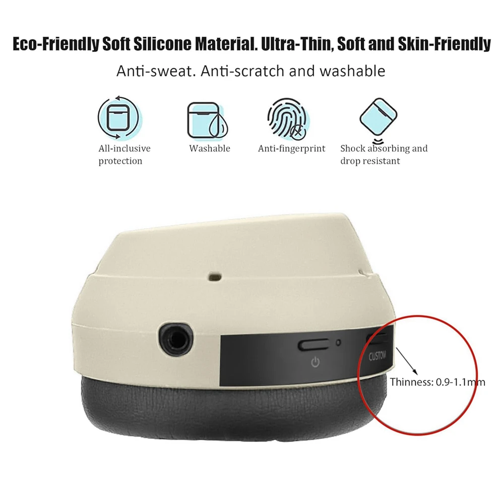 Silicone Case for Sony WH-1000XM4 and XM3 3 Silicone Case for Sony WH-1000XM4 and XM3 - Image 3