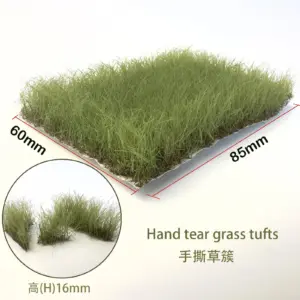 Height 16mm Artificial Grass Tufts for Models 19 S56f589583cb5409ba4f798abe60b6140U