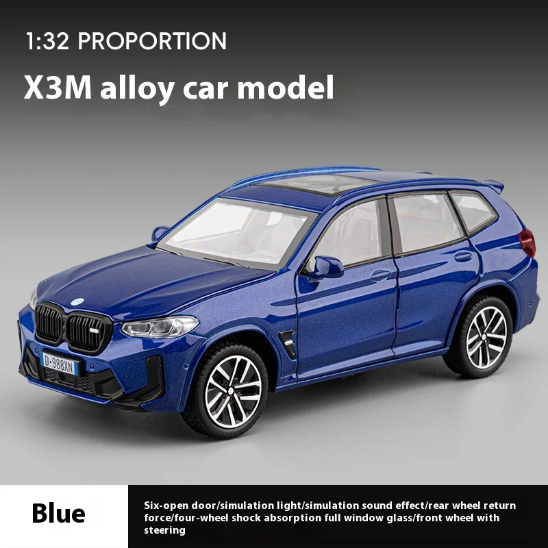 1:32 X3M Alloy Model Car with Sound and Light 9 1:32 X3M Alloy Model Car with Sound and Light - Image 9