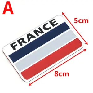3D Aluminum France Flag Map Emblem Decal 11 S57c6ab6c18cc46e580d215b4557e68120