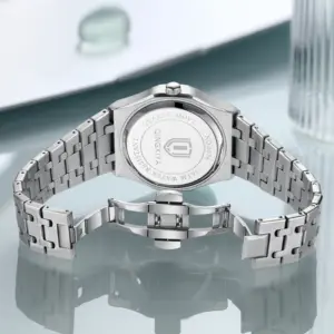 Men's Quartz Watch with Stainless Steel Band 10 S57f33c38f9ce44eca753e13a115568885 1