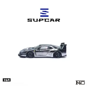 F40 Diecast Model Car 1:64 Scale Silver Finish 6 S586e987f8c264f6c983b12a376b21f70a