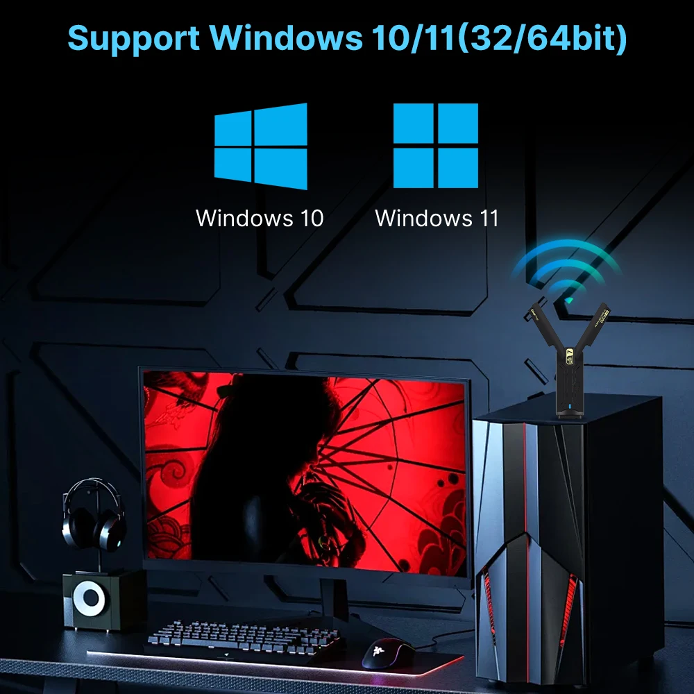 Fenvi WiFi 7 USB Adapter BE6500 6500 Mbps 5 Fenvi WiFi 7 USB Adapter BE6500 6500 Mbps - Image 5