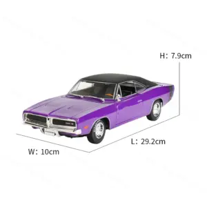 1969 Dodge Charger R/T 1:18 Scale Model 8 S58a405f29f454597b194b717c8d83322L