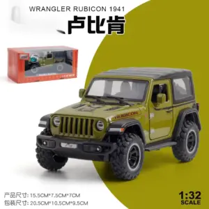 1:32 Jeep Wrangler Rubicon Diecast Model Car 18 S58c3f57003854c7689170653e78465dff