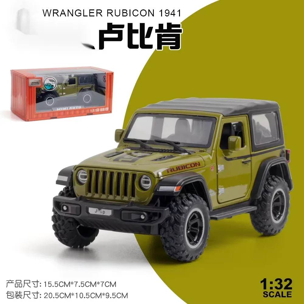 1:32 Jeep Wrangler Rubicon Diecast Model Car 5 1:32 Jeep Wrangler Rubicon Diecast Model Car - Image 5