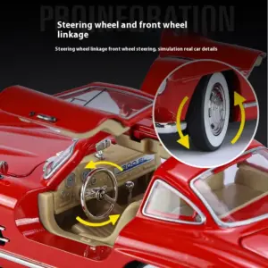 Mercedes-Benz 300SL Diecast Model 1:24 Scale 18 S594b87c282e848fca2074a72f683ed134