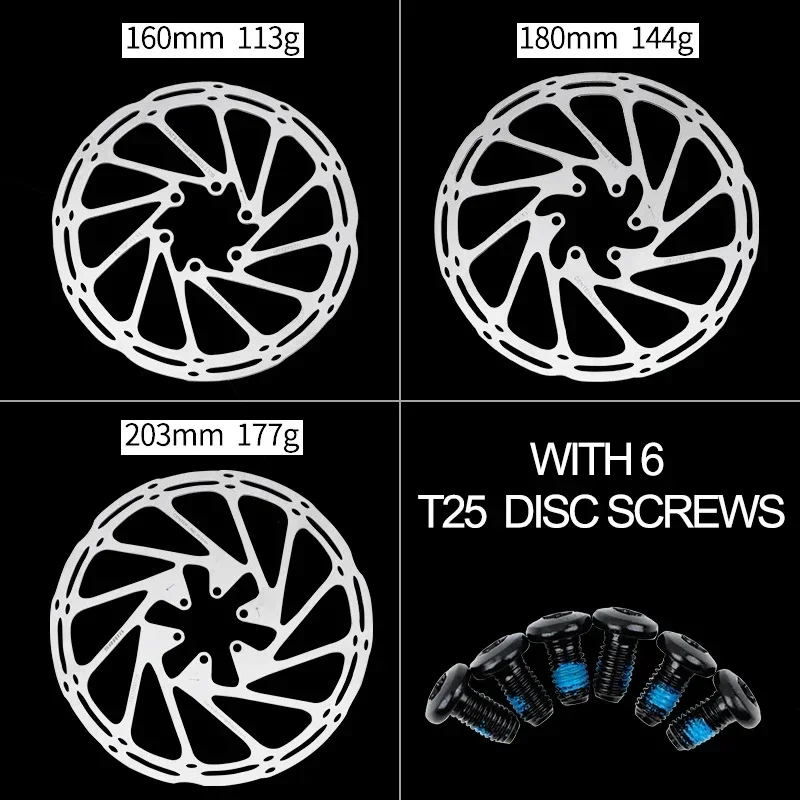 SRAM Avid Bike Brake Rotor 160mm 180mm 203mm 5 SRAM Avid Bike Brake Rotor 160mm 180mm 203mm - Image 5