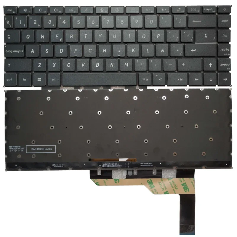 MSI Laptop Keyboard A10M A10RAS A10RBS MS-1551 SP 2 MSI Laptop Keyboard A10M A10RAS A10RBS MS-1551 SP - Image 2