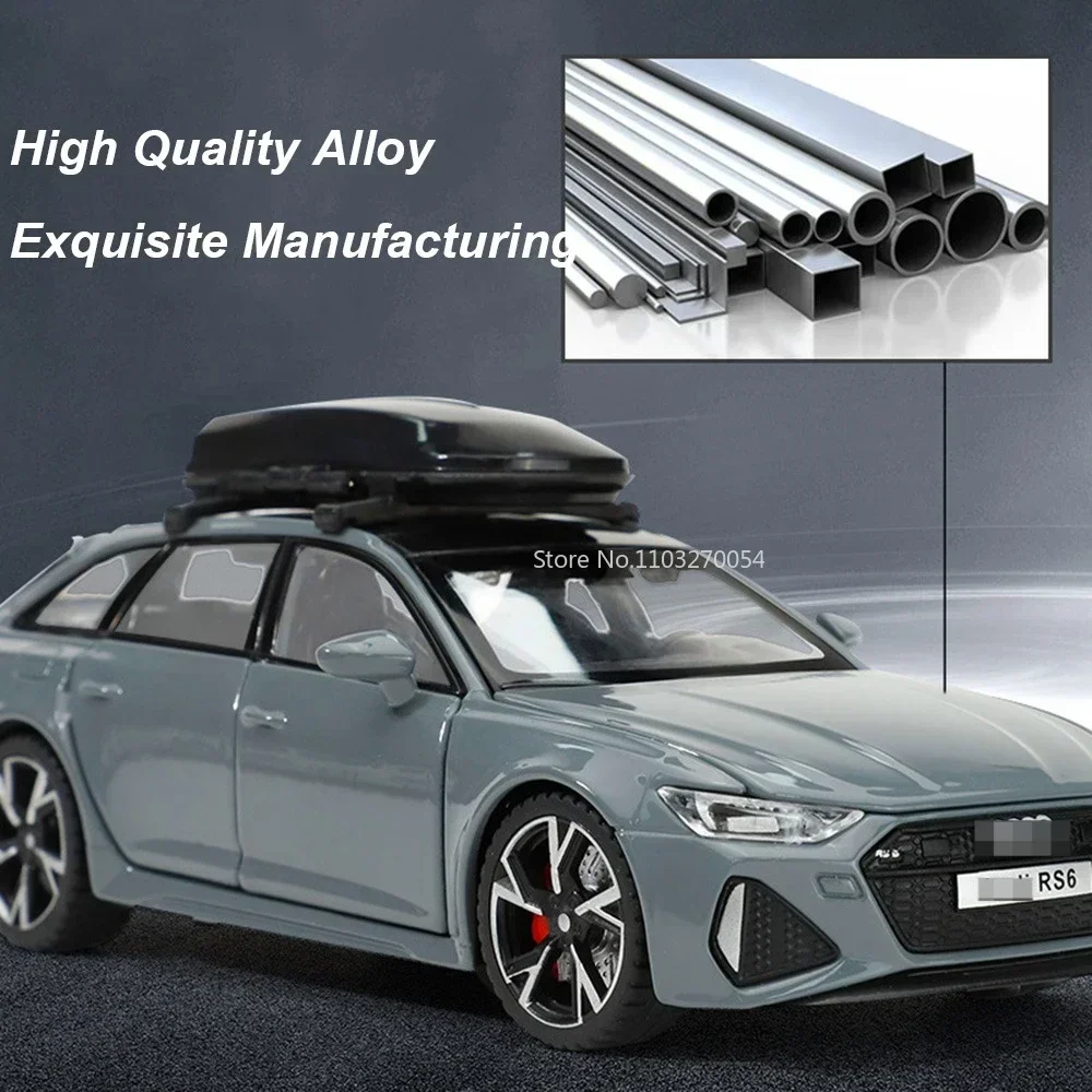 1/32 RS6 RV Alloy Model Car Toy 5 1/32 RS6 RV Alloy Model Car Toy - Image 5