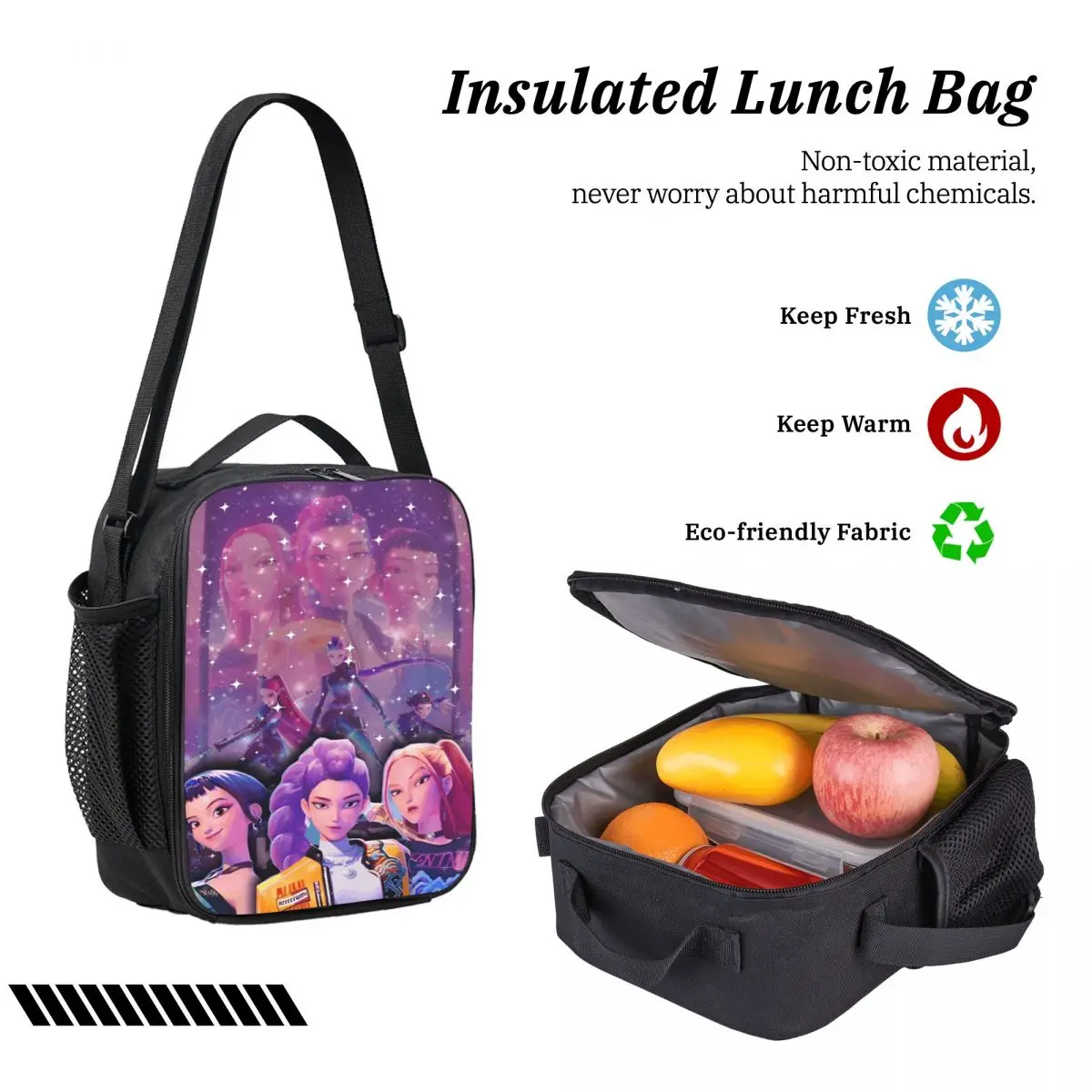 Kpop Demon Hunters Backpack Set with Lunch Box 4 Kpop Demon Hunters Backpack Set with Lunch Box - Image 4
