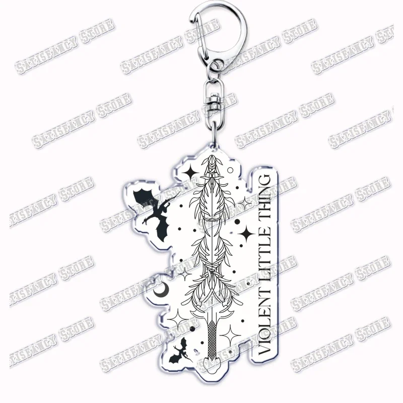 Black Dragon Keychain Pendant with Lobster Clasp 12 Black Dragon Keychain Pendant with Lobster Clasp - Image 12