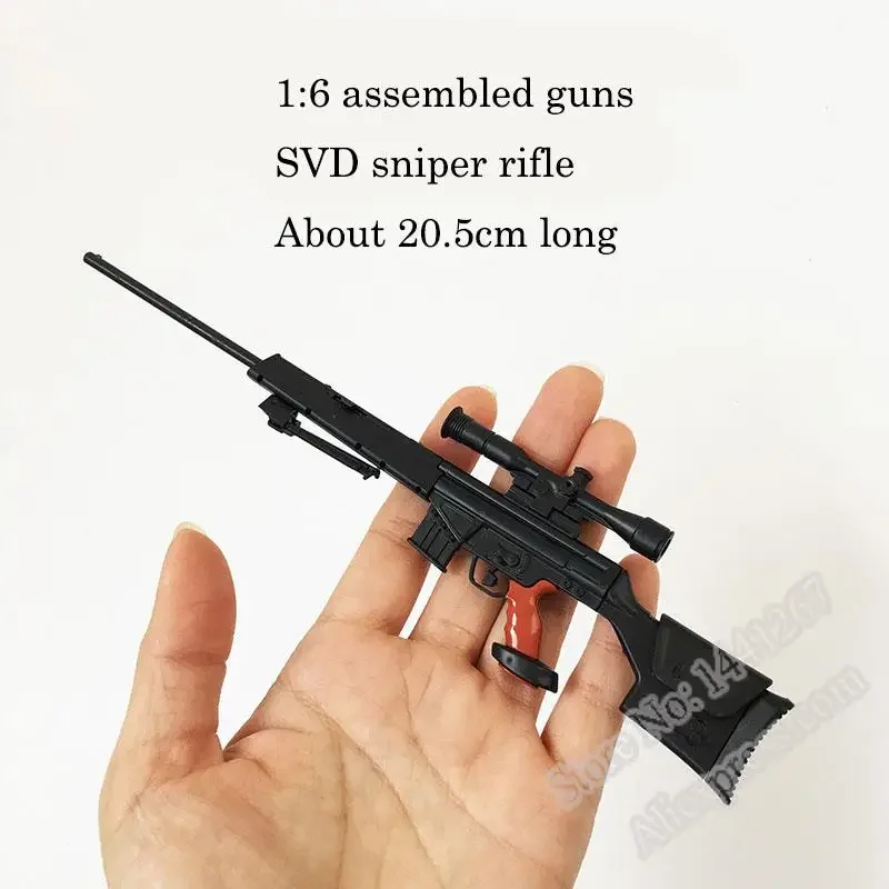 6pcs Model Sniper Rifles Set for 1:6 Figures 4 6pcs Model Sniper Rifles Set for 1:6 Figures - Image 4