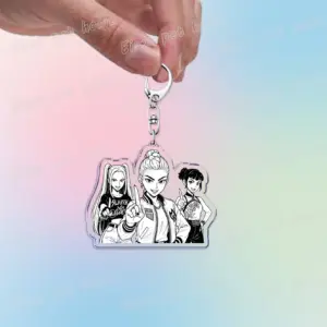 Kpop Demon Hunters Huntrix Keychain Acrylic 85 S5a6eb03790f148b8b0549aabaf52f696a