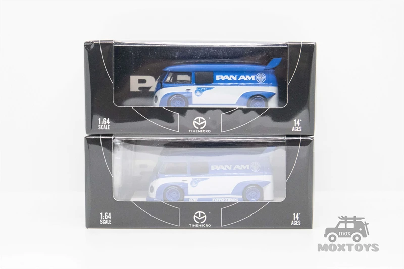 TIME MICRO 1:64 T1 Van PAN AM Diecast Model 4 TIME MICRO 1:64 T1 Van PAN AM Diecast Model - Image 4