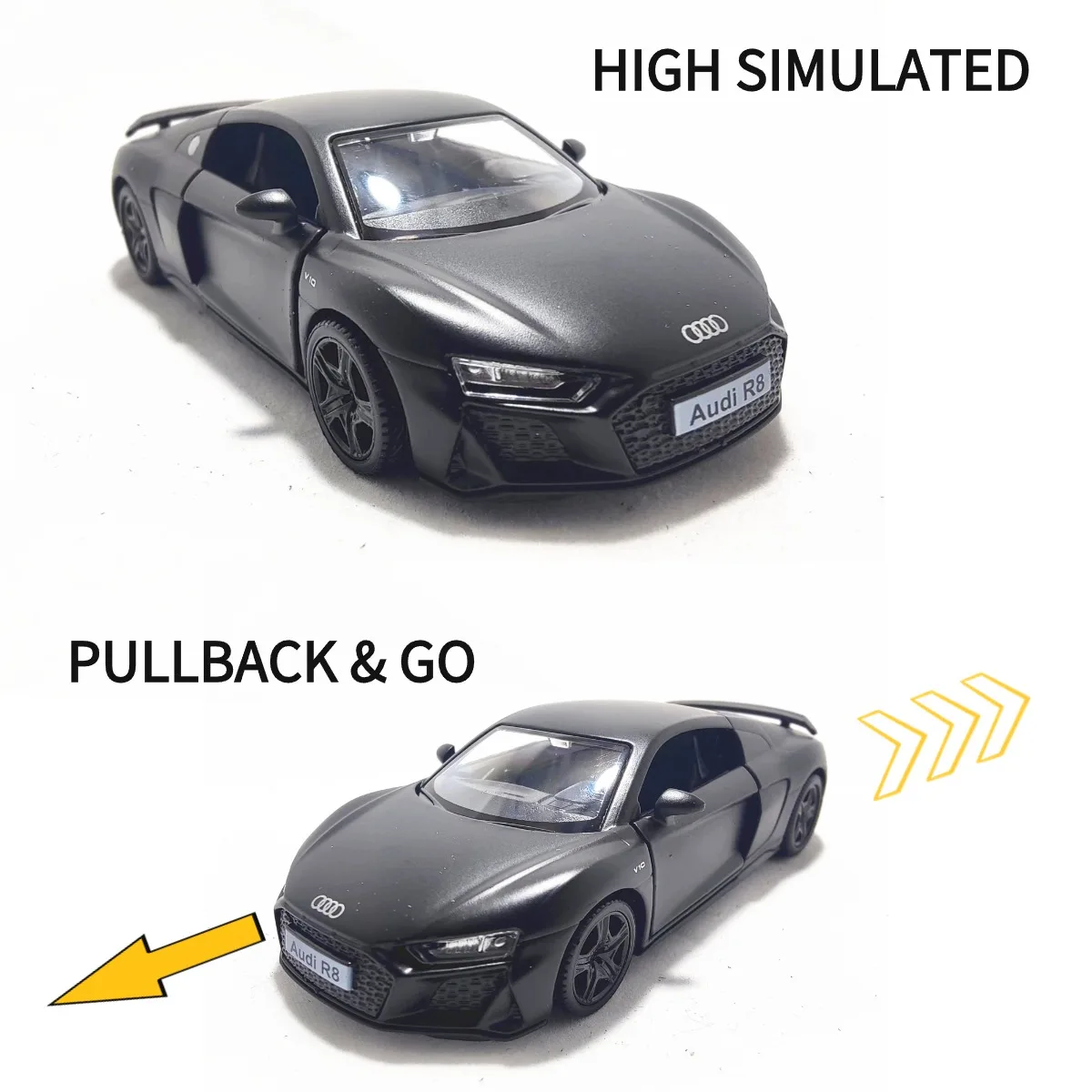 Audi R8 V10 Coupe 1:36 Scale Diecast Model 2 Audi R8 V10 Coupe 1:36 Scale Diecast Model - Image 2