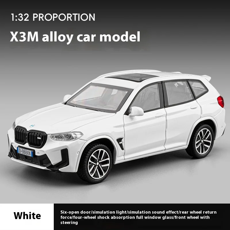 1:32 X3M Alloy Model Car with Sound and Light 7 1:32 X3M Alloy Model Car with Sound and Light - Image 7