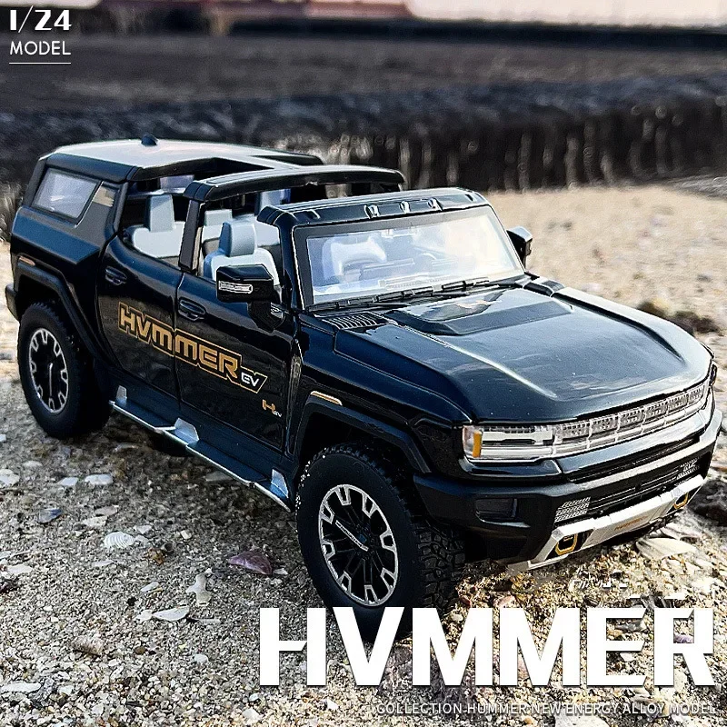 1:24 Scale HUMMER EV Diecast Model with LED 3 1:24 Scale HUMMER EV Diecast Model with LED - Image 3
