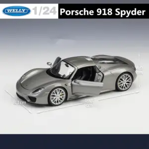 WELLY 1:24 Porsche 918 Spyder Diecast Model 13 S5b382a589bcb4cddac182679e69a7d49u