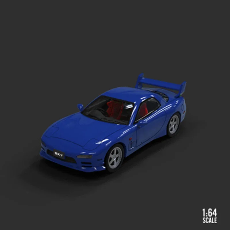 Mazda RX7 1:64 Yellow Diecast Model Car 3 Mazda RX7 1:64 Yellow Diecast Model Car - Image 3