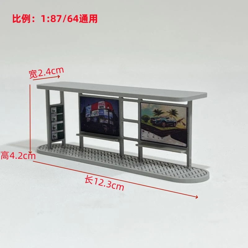 Simulation Bus Station Model for Diorama Display 3 Simulation Bus Station Model for Diorama Display - Image 3