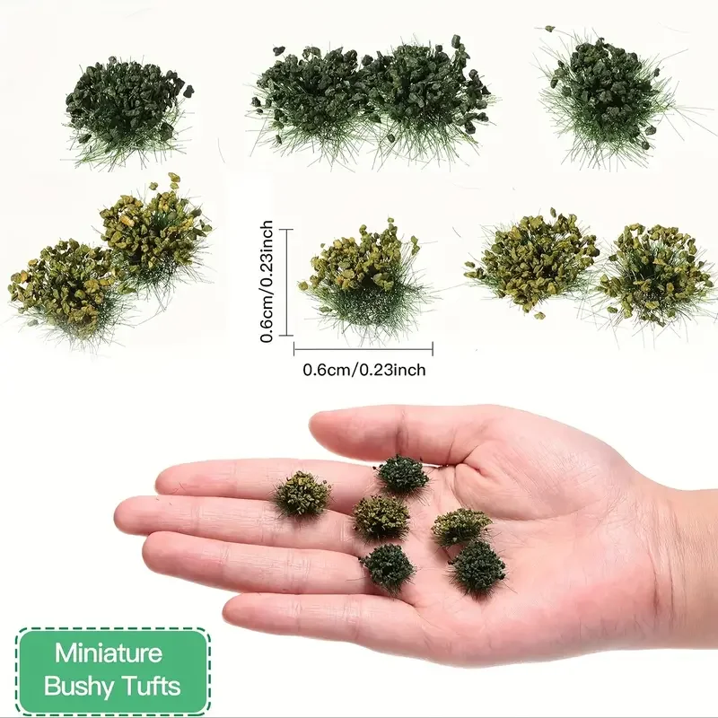 10mm Grass Tufts for Dioramas, Set of 28 5 10mm Grass Tufts for Dioramas, Set of 28 - Image 5