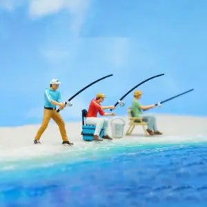 Handmade Fishing Miniature Model 2.6 cm Resin 19 S5c3fa05621d74c669fa4a062be5b1a82f