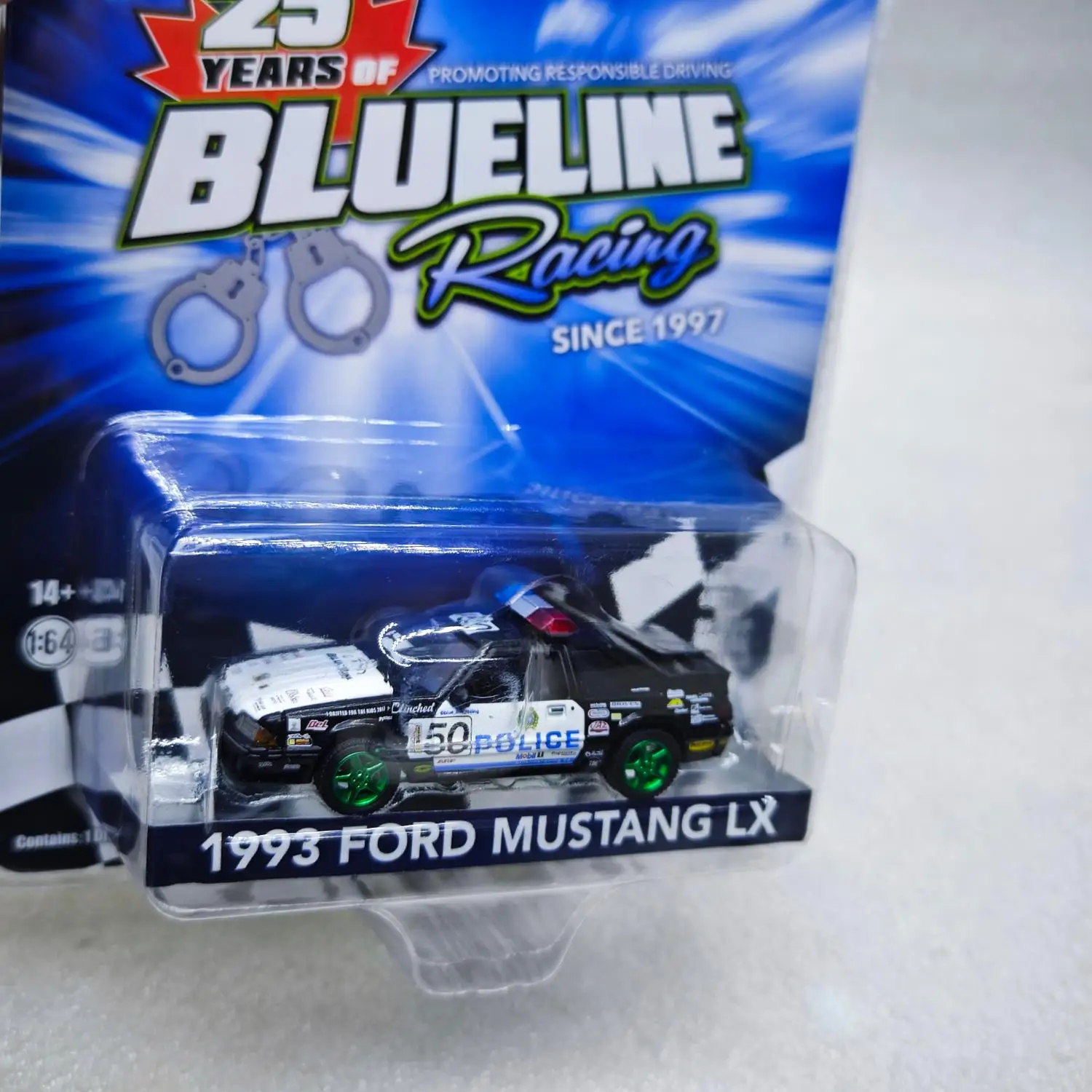 1993 Ford Mustang LX 1:64 Police Model Car 2 1993 Ford Mustang LX 1:64 Police Model Car - Image 2