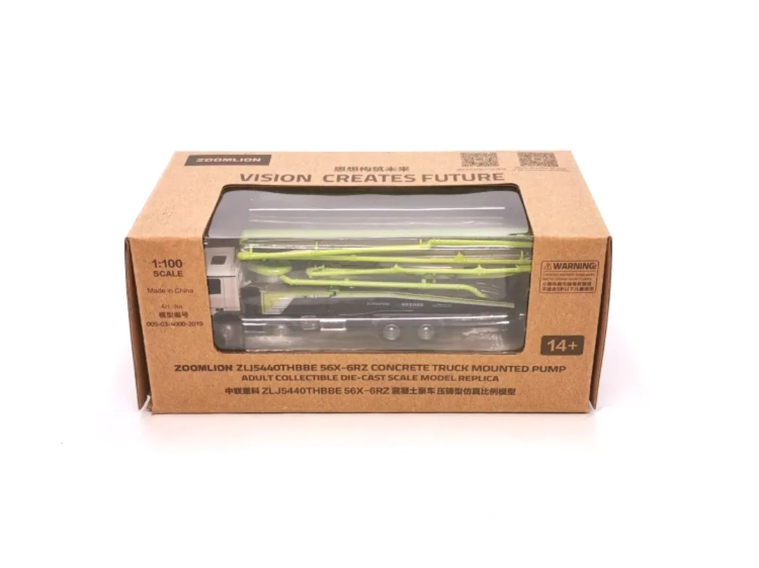 Diecast 1:100 Concrete Pump Truck Model 6 Diecast 1:100 Concrete Pump Truck Model - Image 6