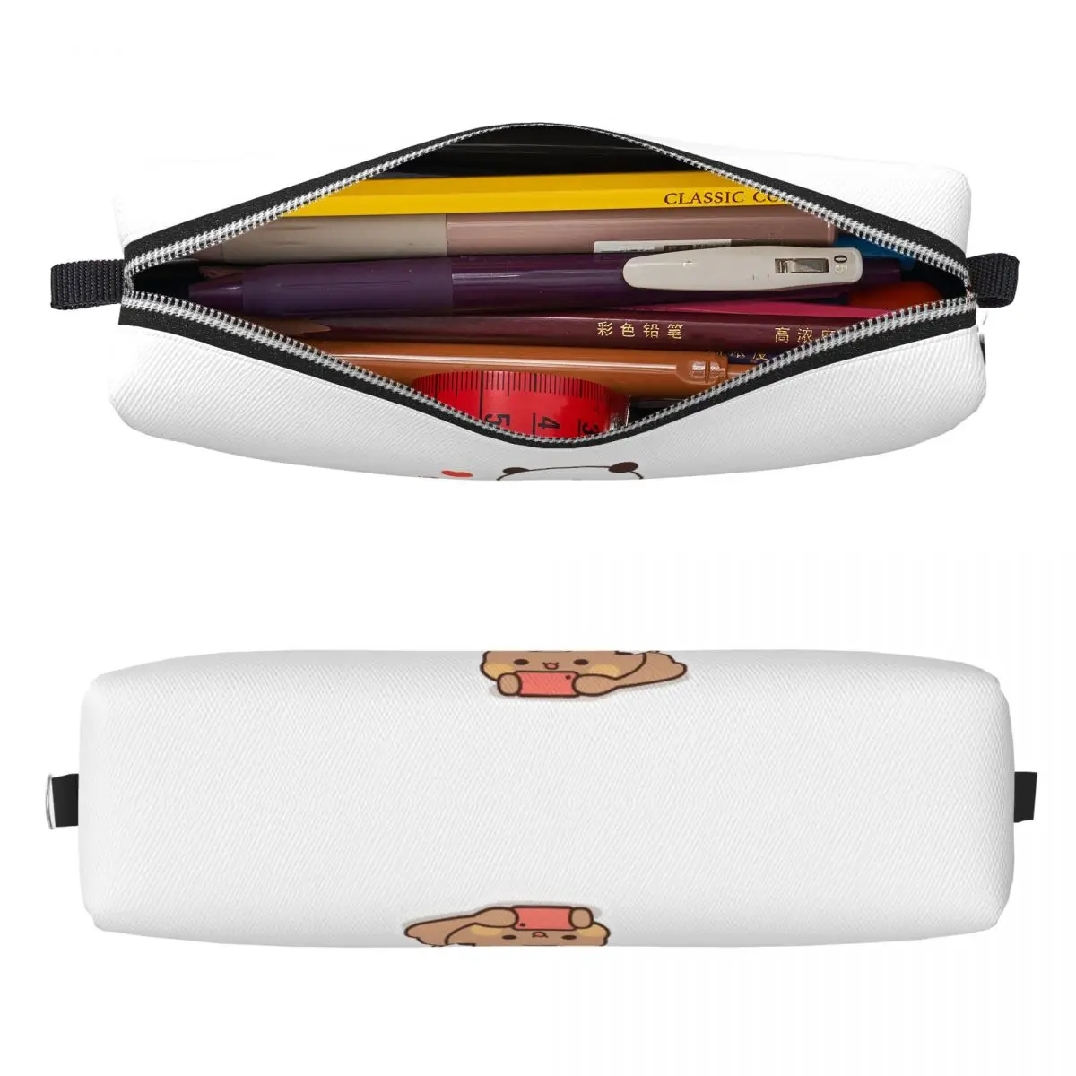 Panda Bear Themed Pencil Case with Zipper 2 Panda Bear Themed Pencil Case with Zipper - Image 2