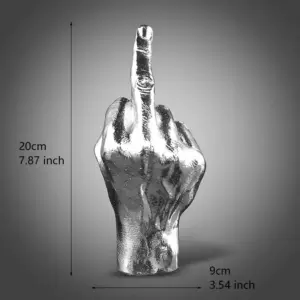 Middle Finger Resin Statue Modern Decor 9x8x20 cm 19 S5d555f60be384098a55fd9fe207fa3efa