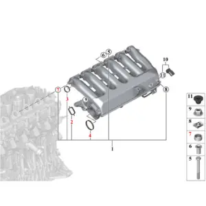 BMW Manifold Gasket Seal Kit 20 Pieces 9 S5d5a1d69eca04a929719be5057eb0926B